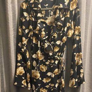 Long Wrap Around Dress